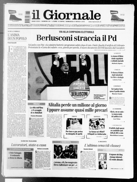 Il giornale : quotidiano del mattino